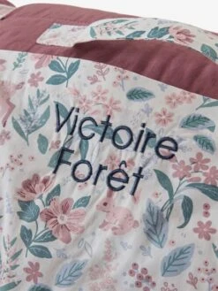 Couchage De Sieste Maternelle MINILI VICTORIA Personnalisable Prune - Vertbaudet -Literie Pour Bébé couchage de sieste maternelle minili victoria personnalisable 3