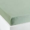 Drap Housse Bébé AMAZONIE Tilleul Foncé - Vertbaudet -Literie Pour Bébé drap housse bebe amazonie
