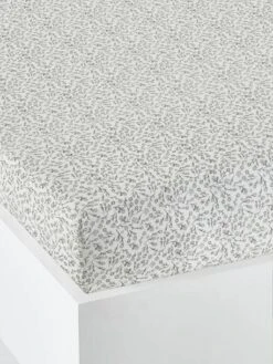 Drap-housse Bébé GREEN FOREST écru / Gris - Vertbaudet