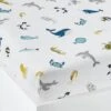 Drap-housse Enfant ABECEDAIRE MARIN Ivoire Imprimé - Vertbaudet -Literie Pour Bébé drap housse enfant abecedaire marin