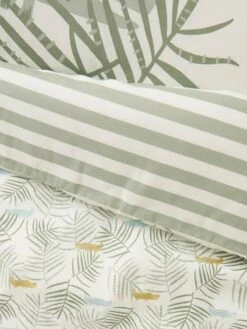 Housse De Couette Bébé TREK Oeko-Tex® Blanc Imprimé - Vertbaudet -Literie Pour Bébé housse de couette bebe trek oeko tex 3