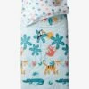 Parure Caradou "facile à Border", Sans Couette JUNGLE PARTY Bleu Tropical - Vertbaudet -Literie Pour Bébé parure caradou facile a border sans couette jungle party