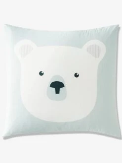 Parure Enfant Housse De Couette + Taie D'oreiller ALPIN Bleu - Vertbaudet -Literie Pour Bébé parure enfant housse de couette taie doreiller alpin 1