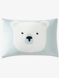 Parure Enfant Housse De Couette + Taie D'oreiller ALPIN Bleu - Vertbaudet -Literie Pour Bébé parure enfant housse de couette taie doreiller alpin 2