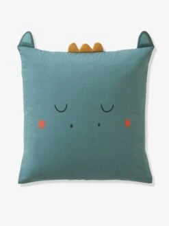 Parure Housse De Couette + Taie D'oreiller BIO* DRAGON Vert / écru - Vertbaudet -Literie Pour Bébé parure housse de couette taie doreiller bio dragon 3