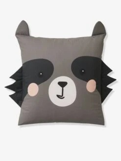 Parure Housse De Couette + Taie D'oreiller Enfant En Coton Bio* FOREST BAND écru / Multicolore - Vertbaudet -Literie Pour Bébé parure housse de couette taie doreiller enfant en coton bio forest band 2