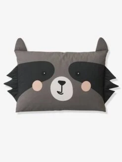 Parure Housse De Couette + Taie D'oreiller Enfant En Coton Bio* FOREST BAND écru / Multicolore - Vertbaudet -Literie Pour Bébé parure housse de couette taie doreiller enfant en coton bio forest band 3