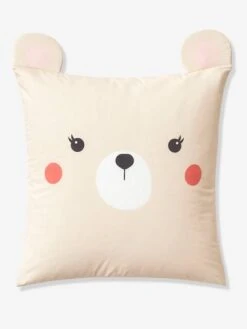 Parure Housse De Couette + Taie D'oreiller Enfant En Coton Bio* NATURE SAUVAGE Bleu - Vertbaudet -Literie Pour Bébé parure housse de couette taie doreiller enfant en coton bio nature sauvage 2