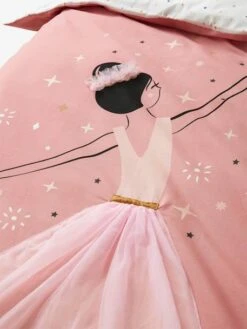 Parure Housse De Couette + Taie D'oreiller Enfant ENTRECHAT Rose - Vertbaudet -Literie Pour Bébé parure housse de couette taie doreiller enfant entrechat 5