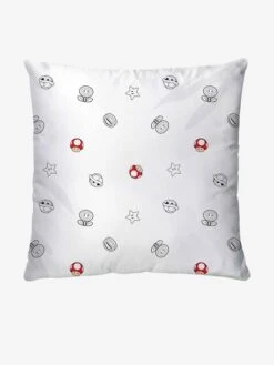 Parure Housse De Couette + Taie D'oreiller Enfant Mario® Blanc Animé - Super Mario -Literie Pour Bébé parure housse de couette taie doreiller enfant mario 3
