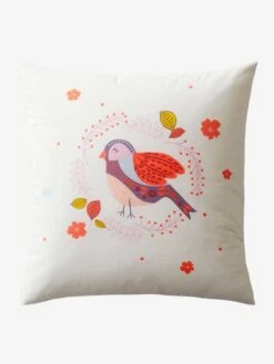 Parure Housse De Couette + Taie D'oreiller Enfant NORTH FOLK Oeko-Tex® Blanc Imprimé - Vertbaudet -Literie Pour Bébé parure housse de couette taie doreiller enfant north folk oeko tex 3