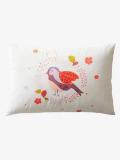 Parure Housse De Couette + Taie D'oreiller Enfant NORTH FOLK Oeko-Tex® Blanc Imprimé - Vertbaudet -Literie Pour Bébé parure housse de couette taie doreiller enfant north folk oeko tex 5