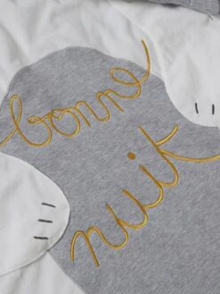 Sac De Couchage OURS Gris Clair - Vertbaudet -Literie Pour Bébé sac de couchage ours 3