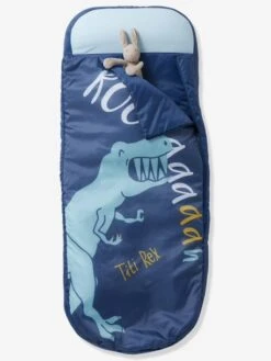 Sac De Couchage Readybed® Avec Matelas Intégré DINO RAMA Bleu Foncé - Vertbaudet -Literie Pour Bébé sac de couchage readybed avec matelas integre dino rama 1