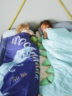 Sac De Couchage Readybed® Avec Matelas Intégré DINO RAMA Bleu Foncé - Vertbaudet -Literie Pour Bébé sac de couchage readybed avec matelas integre dino rama 3