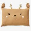 Taie D'oreiller Bébé Biche GREEN FOREST Beige - Vertbaudet -Literie Pour Bébé taie doreiller bebe biche green forest