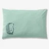 Taie D'oreiller Bébé Bio Collection LOVELY NATURE Vert/ivoire - Vertbaudet -Literie Pour Bébé taie doreiller bebe bio collection lovely nature
