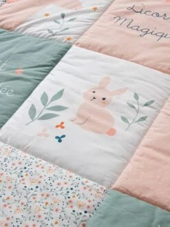 Tapis De Sol Patchwork FORET ENCHANTEE Rose / Multicolore - Vertbaudet 10 Tapis De Sol Patchwork FORET ENCHANTEE Rose / Multicolore - Vertbaudet -Literie Pour Bébé tapis de sol patchwork foret enchantee 2