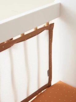 Tour De Lit Respirant Petit Nomade écru / Camel - Vertbaudet -Literie Pour Bébé tour de lit respirant petit nomade 3