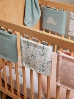 Tour De Lit / Tour De Parc Pare-chocs SOUS L'OCÉAN Rose - Vertbaudet -Literie Pour Bébé tour de lit tour de parc pare chocs sous locean 2